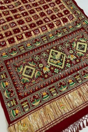 Traditional Gharchola Saree (Shubh Vivaha)