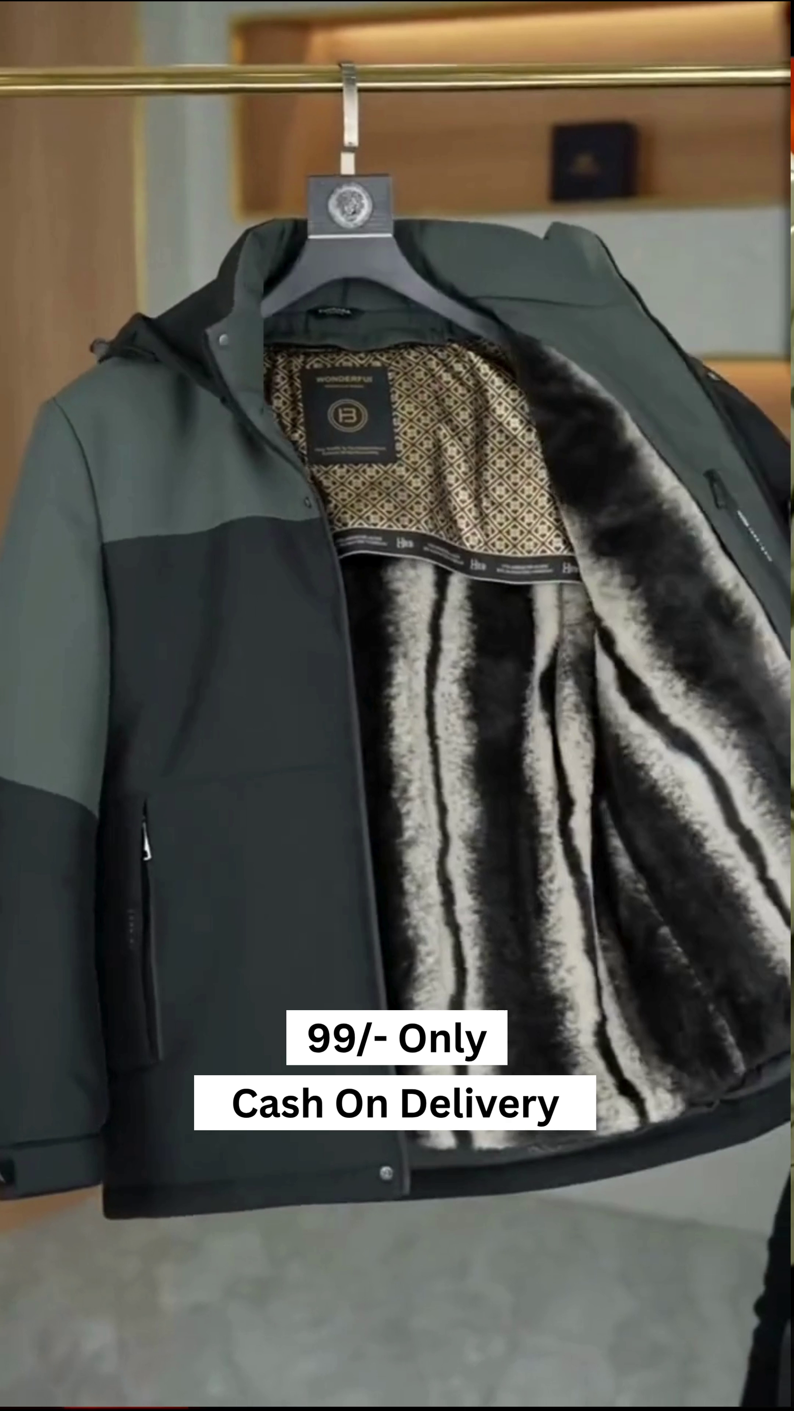 Warm Parka Winter Hooded Casual Jacket - Image 5