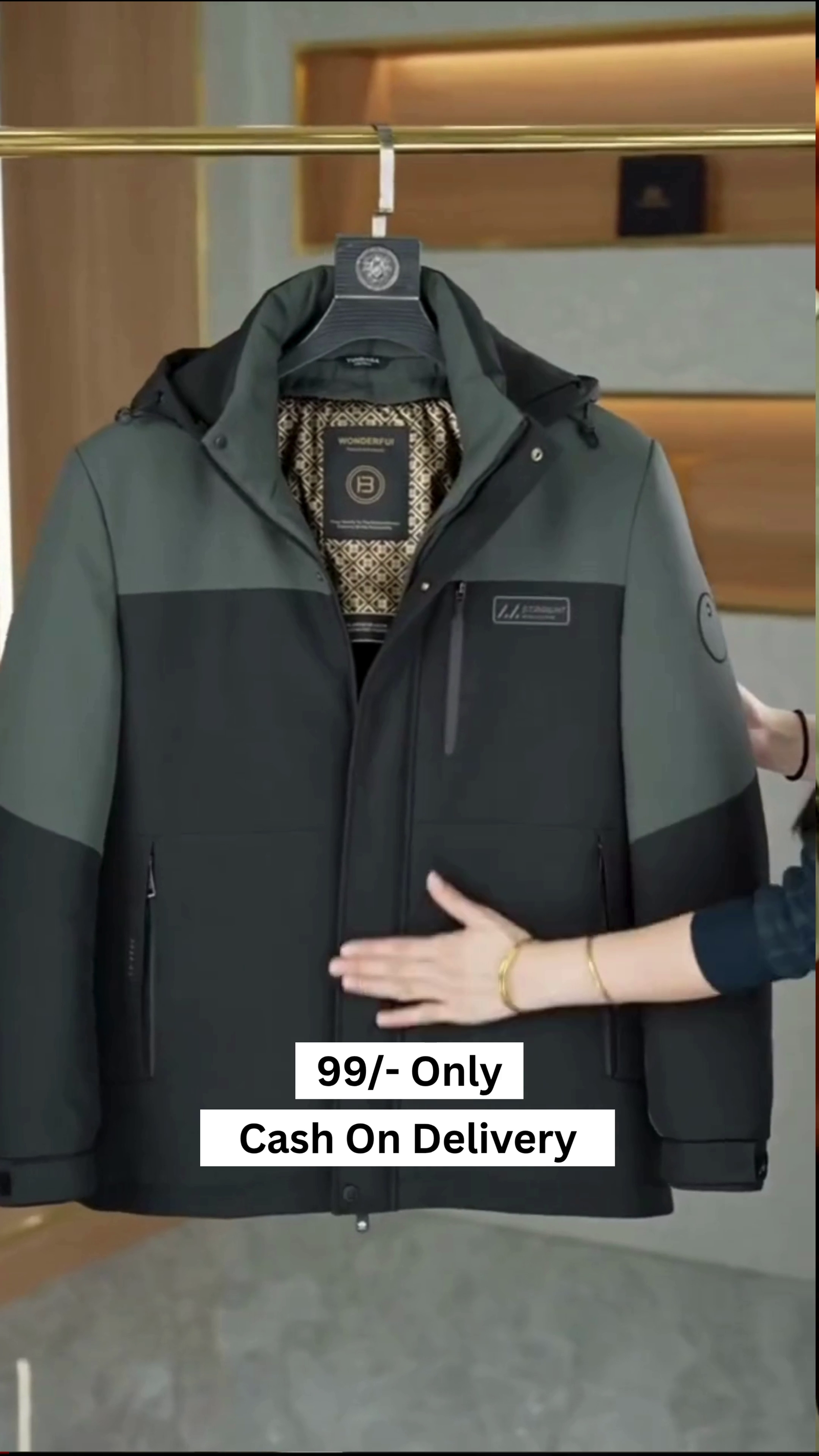 Warm Parka Winter Hooded Casual Jacket