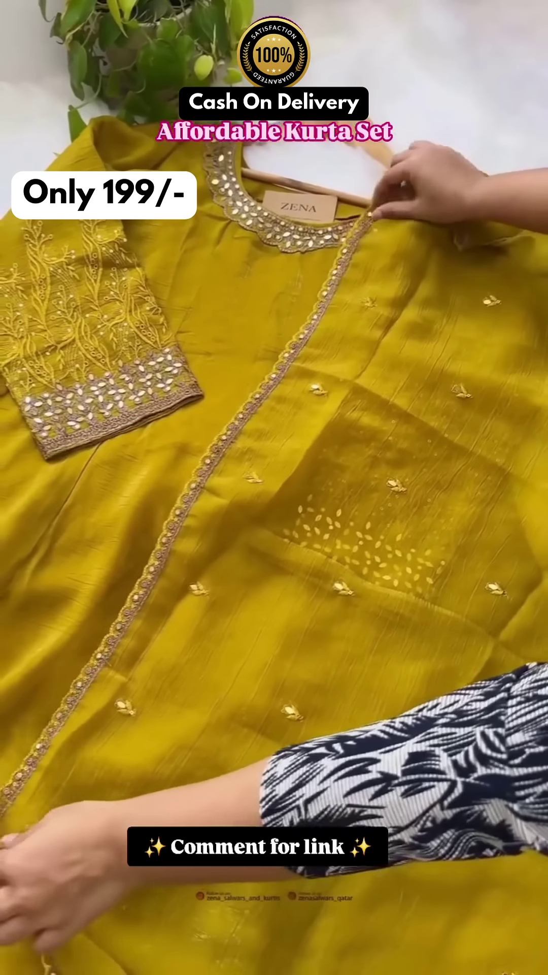 Floral Printed Tie-Up Neck Straight Kurta with Palazzos & Dupatta - Image 5