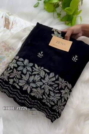 Unstitched Pure Organza Party Wear Suit ✨