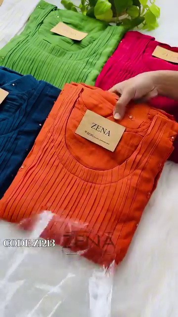 Pure Mul Chanderi Anarkali Suit Set – Elegant Festive Wear - Image 11