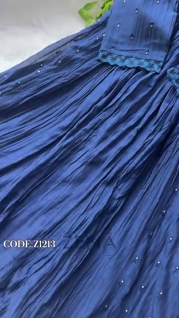 Pure Mul Chanderi Anarkali Suit Set – Elegant Festive Wear - Image 3