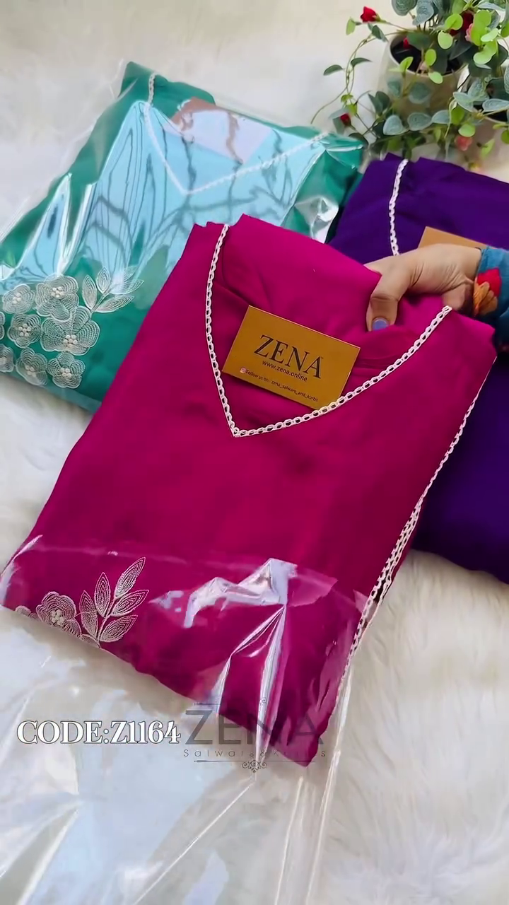 Party Wear Handwork A-Line Set – Top, Bottom & Dupatta - Image 11