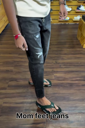 Men Slim Fit Low Distress Light Fade Stretchable Jeans