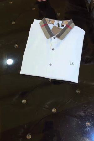 Men’s Polo T-Shirt with Designer Printed Collar